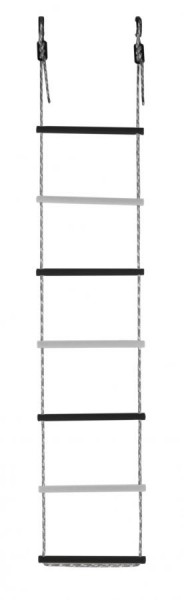 Лестница веревочная 7 перекладин цв.черный, белый D=25  в Нижнекамске - nizhnekamsk.ok-mebel.com | фото 1