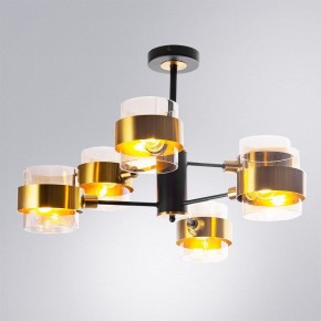 Люстра на штанге Arte Lamp Carlo A8205SP-6BK в Нижнекамске - nizhnekamsk.ok-mebel.com | фото 2