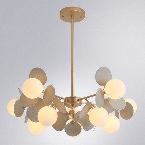 Люстра на штанге Arte Lamp Peacock A1369SP-10GY в Нижнекамске - nizhnekamsk.ok-mebel.com | фото 2