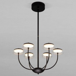 Люстра на штанге Eurosvet Fungo 50388 LED черный в Нижнекамске - nizhnekamsk.ok-mebel.com | фото