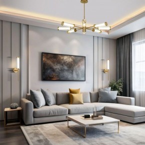 Люстра на штанге Eurosvet Stark 50386 LED латунь в Нижнекамске - nizhnekamsk.ok-mebel.com | фото 3
