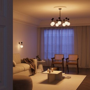 Люстра на штанге Maytoni Museo MOD436PL-05BS в Нижнекамске - nizhnekamsk.ok-mebel.com | фото 3