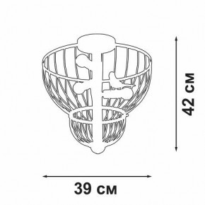 Люстра на штанге Vitaluce V3061 V3061-8/3PL в Нижнекамске - nizhnekamsk.ok-mebel.com | фото 2