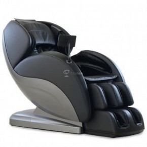 Массажное кресло PS6500 черно-серебряное в Нижнекамске - nizhnekamsk.ok-mebel.com | фото