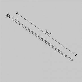 Модульный светильник Maytoni Basis C100CL-L1000-24W3-6K-B в Нижнекамске - nizhnekamsk.ok-mebel.com | фото 6
