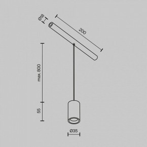 Модульный светильник Maytoni Focus LED C105PL-3W3-6K-B в Нижнекамске - nizhnekamsk.ok-mebel.com | фото 5