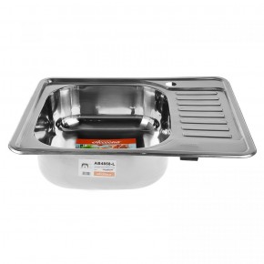 Мойка кухонная накладная Accoona AB4858-L Левая (580*480) в Нижнекамске - nizhnekamsk.ok-mebel.com | фото 2