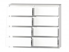 МС "Хилтон" Комод №3 1200 (8 ящ.) белый текстурный в Нижнекамске - nizhnekamsk.ok-mebel.com | фото 3