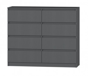 МС "Хилтон" Комод №3 1200 (8 ящ.) графит в Нижнекамске - nizhnekamsk.ok-mebel.com | фото 2