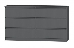 МС "Хилтон" Комод №5 1400 (6 ящ.) графит в Нижнекамске - nizhnekamsk.ok-mebel.com | фото