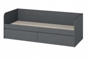 МС "Хилтон" Кровать 0,8 (графит) 800*2000 в Нижнекамске - nizhnekamsk.ok-mebel.com | фото