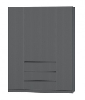 МС "Хилтон" Шкаф №1 1600 (Графит) в Нижнекамске - nizhnekamsk.ok-mebel.com | фото