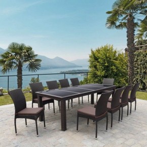 Набор уличный T438/Y380A-W53 Brown 10PCS в Нижнекамске - nizhnekamsk.ok-mebel.com | фото 2