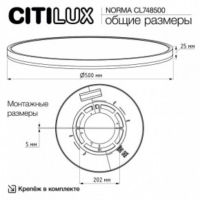 Накладной светильник Citilux Norma CL748500 в Нижнекамске - nizhnekamsk.ok-mebel.com | фото 11