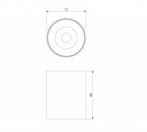 Накладной светильник Elektrostandard Primo 25116/LED в Нижнекамске - nizhnekamsk.ok-mebel.com | фото 3