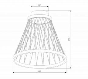 Накладной светильник Eurosvet Cesta 40018/1 LED коричневый в Нижнекамске - nizhnekamsk.ok-mebel.com | фото 4