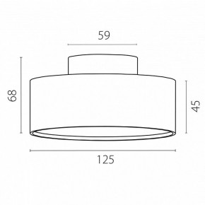 Накладной светильник Lightstar Acuto 215937 в Нижнекамске - nizhnekamsk.ok-mebel.com | фото 3