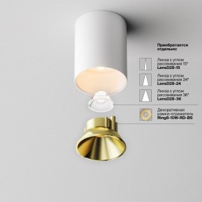 Накладной светильник Maytoni Alfa LED C064CL-8W2.7K-RD-WB в Нижнекамске - nizhnekamsk.ok-mebel.com | фото 3