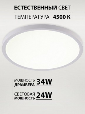 Накладной светильник Natali Kovaltseva PLAIN LED LAMPS 81113/3C в Нижнекамске - nizhnekamsk.ok-mebel.com | фото 3