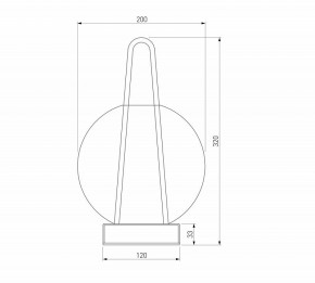 Настольная лампа декоративная Eurosvet Frasco 80507/1 синий в Нижнекамске - nizhnekamsk.ok-mebel.com | фото 2