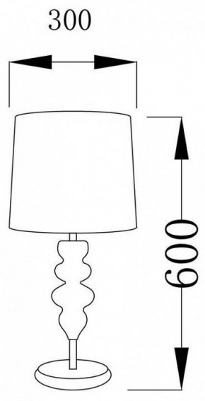 Настольная лампа декоративная Lucia Tucci Bristol 8 BRISTOL T897.1 в Нижнекамске - nizhnekamsk.ok-mebel.com | фото 3