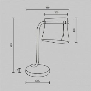 Настольная лампа декоративная Maytoni Cabaret MOD170TL-L8BS3K в Нижнекамске - nizhnekamsk.ok-mebel.com | фото 7
