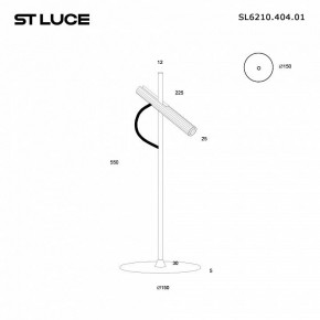 Настольная лампа декоративная ST-Luce LILT SL6210.404.01 в Нижнекамске - nizhnekamsk.ok-mebel.com | фото 2