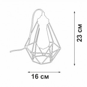 Настольная лампа декоративная Vitaluce V2803 V2803-1/1L в Нижнекамске - nizhnekamsk.ok-mebel.com | фото 3