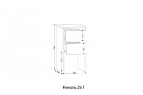 НИКОЛЬ 25 Шкаф 5-ти створчатый в Нижнекамске - nizhnekamsk.ok-mebel.com | фото 7
