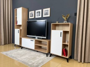 ОСКАР TRIO Гостиная (дуб золотой/белый) в Нижнекамске - nizhnekamsk.ok-mebel.com | фото 3