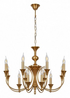 Подвесная люстра Arte Lamp Collinetta A4094LM-12PB в Нижнекамске - nizhnekamsk.ok-mebel.com | фото 2