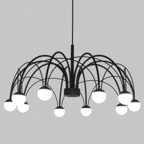 Подвесная люстра Eurosvet Ragno 90034/10 LED черный в Нижнекамске - nizhnekamsk.ok-mebel.com | фото