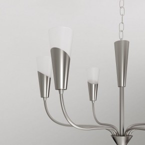 Подвесная люстра Eurosvet Rhyton 60167/6 никель в Нижнекамске - nizhnekamsk.ok-mebel.com | фото 8