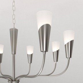 Подвесная люстра Eurosvet Rhyton 60167/8 никель в Нижнекамске - nizhnekamsk.ok-mebel.com | фото 7
