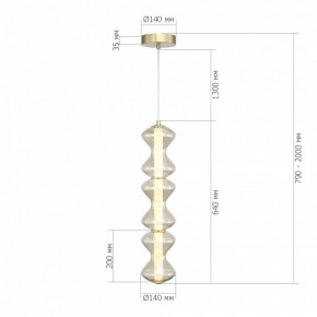Подвесная люстра ST-Luce SPINE SL6136.213.01 в Нижнекамске - nizhnekamsk.ok-mebel.com | фото 4
