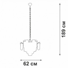 Подвесная люстра Vitaluce V58370 V58370-8/13 в Нижнекамске - nizhnekamsk.ok-mebel.com | фото 3