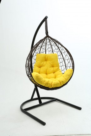 Подвесное кресло Бароло (коричневый/желтый) в Нижнекамске - nizhnekamsk.ok-mebel.com | фото