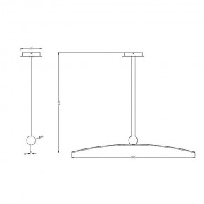 Подвесной светильник Arte Lamp Arno A3362SP-25BK в Нижнекамске - nizhnekamsk.ok-mebel.com | фото 3