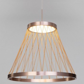 Подвесной светильник Eurosvet Cesta 40016/1 LED коричневый в Нижнекамске - nizhnekamsk.ok-mebel.com | фото