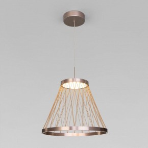Подвесной светильник Eurosvet Cesta 40016/1 LED коричневый в Нижнекамске - nizhnekamsk.ok-mebel.com | фото 2