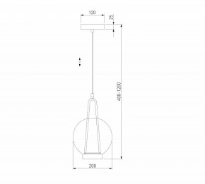 Подвесной светильник Eurosvet Frasco 50267/1 LED черный в Нижнекамске - nizhnekamsk.ok-mebel.com | фото 4