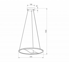 Подвесной светильник Eurosvet Occhio 40027/1 LED серый в Нижнекамске - nizhnekamsk.ok-mebel.com | фото 5