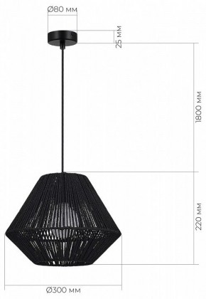 Подвесной светильник EVOLUCE ETTAN SLE6025-403-01 в Нижнекамске - nizhnekamsk.ok-mebel.com | фото 5