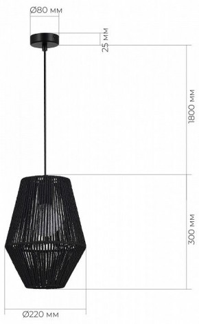 Подвесной светильник EVOLUCE ETTAN SLE6025-413-01 в Нижнекамске - nizhnekamsk.ok-mebel.com | фото 6