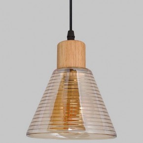 Подвесной светильник Imex MD.5870 MD.5870-1-P-WOOD+BK в Нижнекамске - nizhnekamsk.ok-mebel.com | фото
