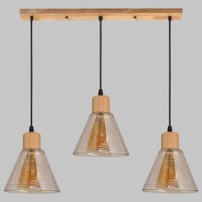 Подвесной светильник Imex MD.5870 MD.5870-3-P-WOOD+BK в Нижнекамске - nizhnekamsk.ok-mebel.com | фото