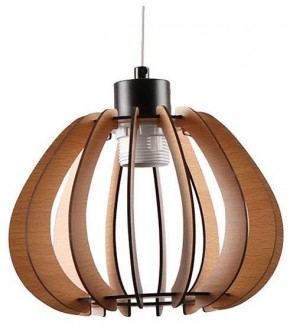 Подвесной светильник Imex MD.9012 MD.9012-1-P-BK+WOOD в Нижнекамске - nizhnekamsk.ok-mebel.com | фото