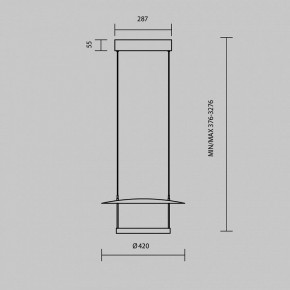 Подвесной светильник Maytoni Ambience MOD280PL-L23B3K1 в Нижнекамске - nizhnekamsk.ok-mebel.com | фото 4