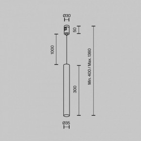 Подвесной светильник Maytoni Focus Led TR155-1-5W4K-BS в Нижнекамске - nizhnekamsk.ok-mebel.com | фото 2