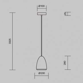 Подвесной светильник Maytoni Pilastro MOD430PL-01CM в Нижнекамске - nizhnekamsk.ok-mebel.com | фото 5